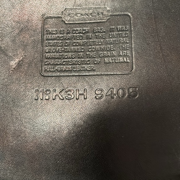 Vintage Black Coach Backpack - Picture 5 of 9